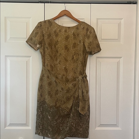 John Roberts Dresses & Skirts - Chic Tan Mini Dress